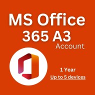 Microsoft Office 365 A3 Account Valid for 5 Devices 1 Year