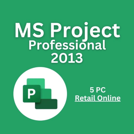 Project 2013 Professional 5PC [Retail Online]