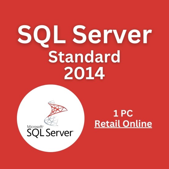 SQL Server 2014 Standard 1PC [Retail Online]