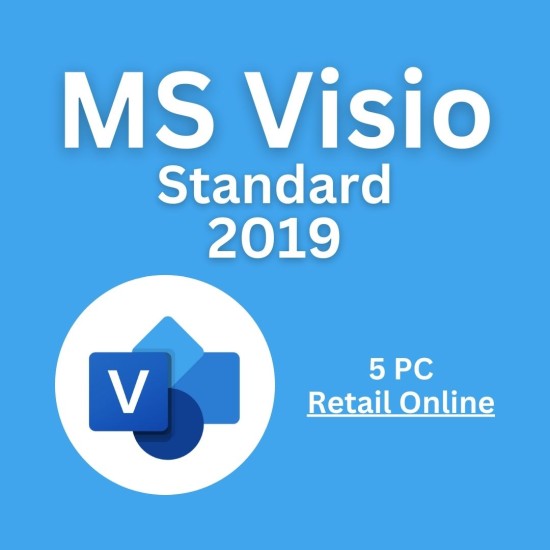 Visio 2019 Standard 5PC [Retail Online]