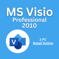 Visio 2010 Professional 2PC [Retail Online]