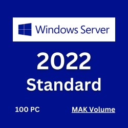 Windows Server 2022 Standard 100PC [MAK:Volume]