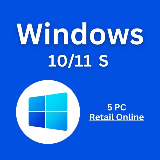 Windows 10 / 11 S 5PC [Retail Online]