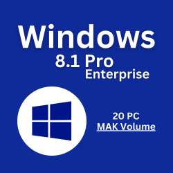 Windows 8.1Pro / Enterprise 20PC [MAK:Volume]