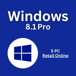 Windows 8.1 Pro 5PC [Retail Online]