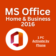 Office 2016 Home & Business 1PC [Activate by Phone]