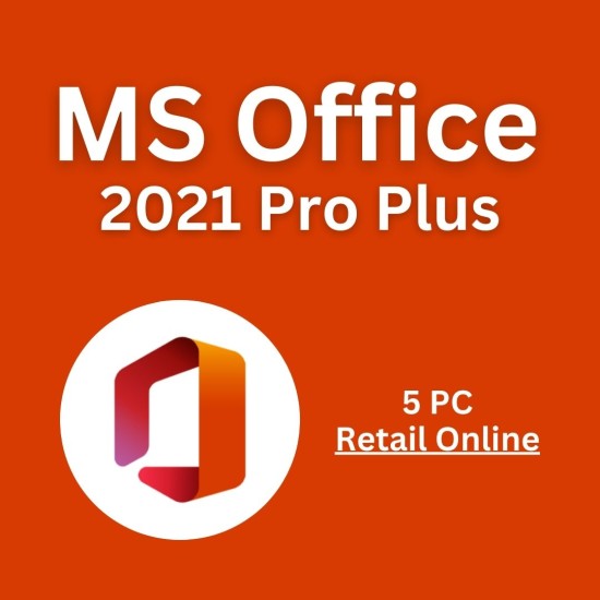 Office 2021 Pro Plus 5PC [Retail Online]