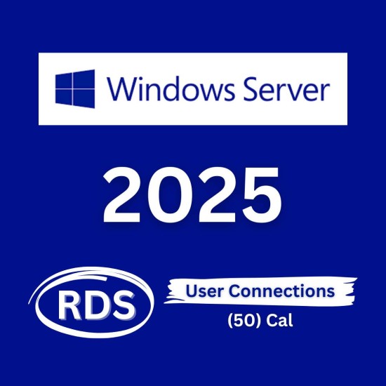 Windows Server 2025 Remote Desktop Services User connections (50) CAL