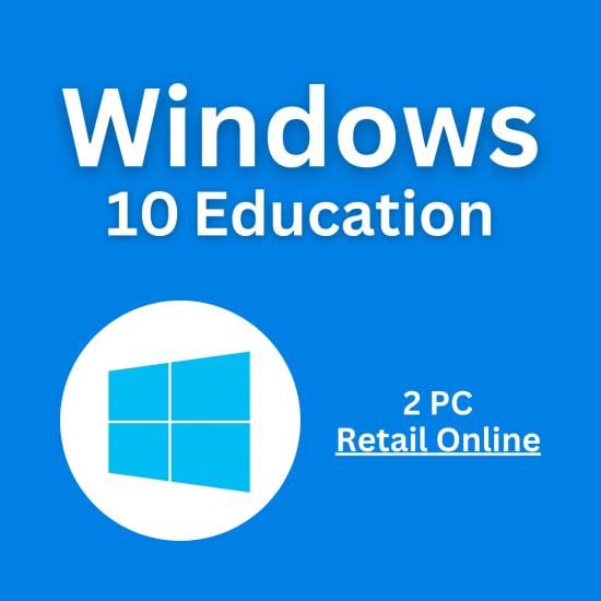 Windows 10 Education 2PC [Retail Online]