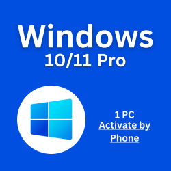 Windows 10 / 11 Pro 1PC [Activate by Phone]