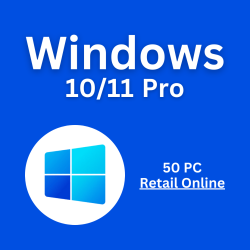 Windows 10 / 11 Pro 50PC [Retail Online]